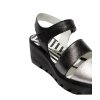 Sandały Fly London BEXY 575 Silver/Graphite/Black Idra P501575004